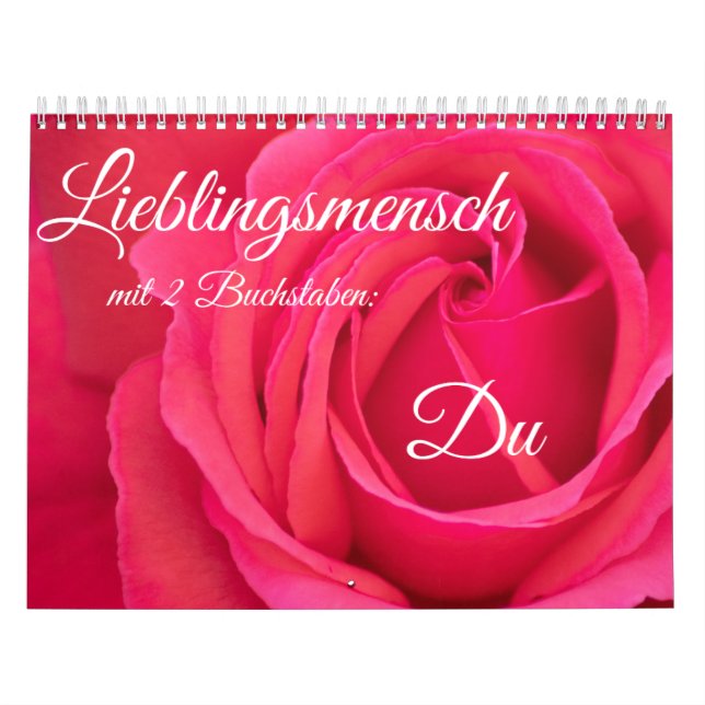 Ein ganzes Jahr Blumen für Deinen Lieblingsmensch! Kalender (Titelbild)