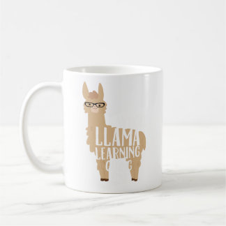 Ein ganzes Lama, welches das Gehen auf Referendare Kaffeetasse