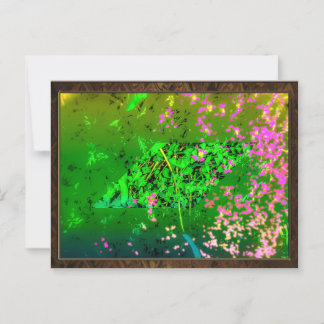 Ein Garten aus dem Himmel Postkarte