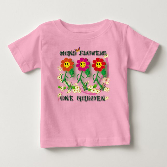 Ein Garten Baby T-shirt (Vorderseite)