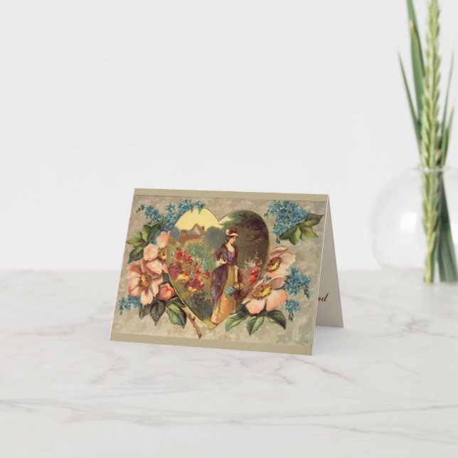 Ein Garten der Blumen danken Ihnen zu kardieren Dankeskarte (Vorderseite)