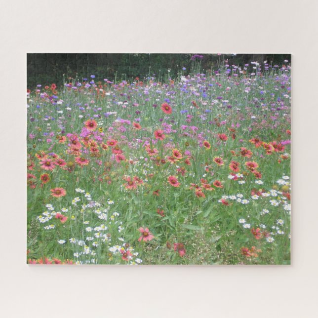 "Ein Garten der wilden Blume Puzzle (Horizontal)