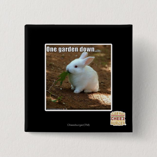 Ein Garten Down� Button (Vorderseite)