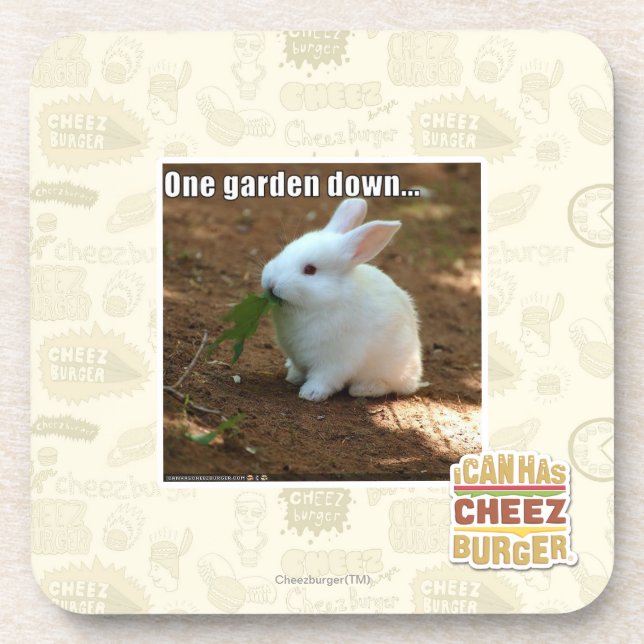 Ein Garten Down� Getränkeuntersetzer (Vorderseite)