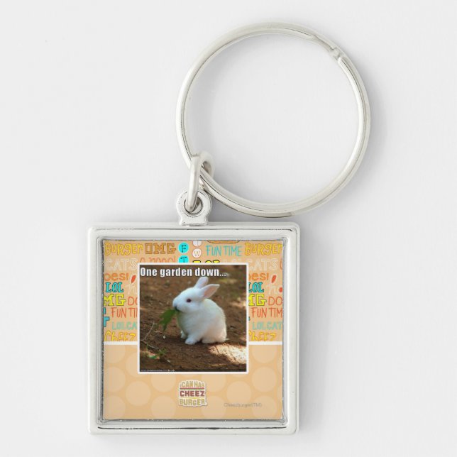 Ein Garten Down� Schlüsselanhänger (Vorne)