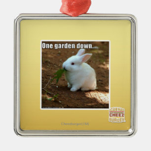 Ein Garten Down� Silbernes Ornament