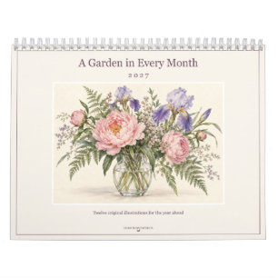 Ein Garten in jedem Monat 2027 Botanischer Kalende Kalender