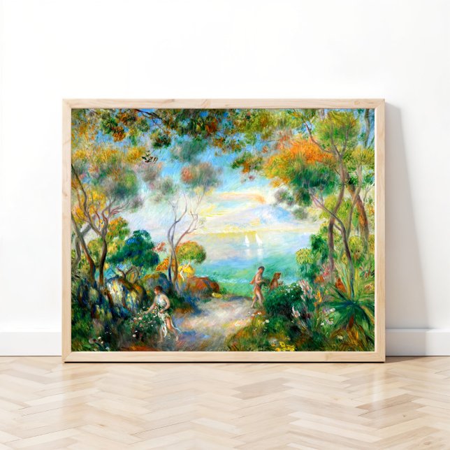 Ein Garten in Sorrento, August Renoir Poster (Von Creator hochgeladen)
