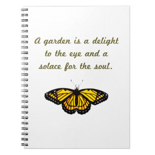 Ein Garten ist eine Freude Notizblock