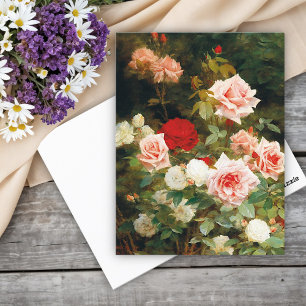 Ein Garten mit Rose (1902) Postkarte