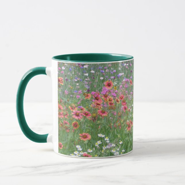 Ein Garten mit Wildblumen Tasse (Links)