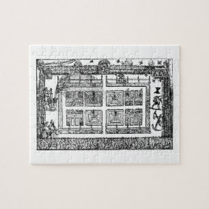 Ein Garten, "vom Labyrinth des Gärtners", 1577 ( Puzzle