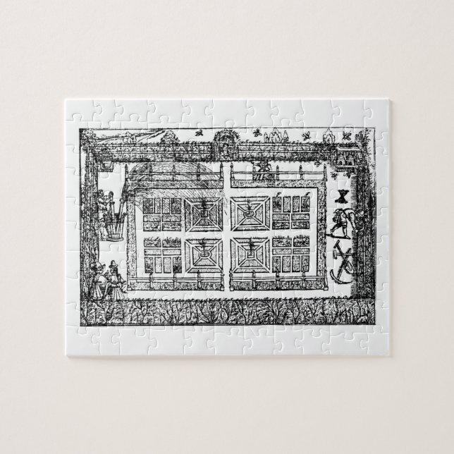 Ein Garten, "vom Labyrinth des Gärtners", 1577 ( Puzzle (Horizontal)