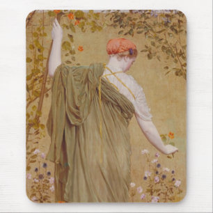 Ein Garten von Albert Joseph Moore, Vintages Portr Mousepad