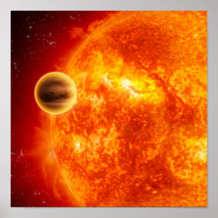 Ein Gas-riesiges exoplanet Poster