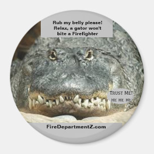 Ein Gator beißt keinen Feuerwehrmagneten Magnet