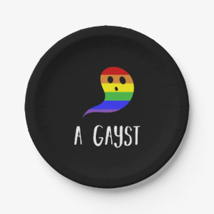 Ein Gayst Gay Pride, Gay Halloween, LGBT Pappteller