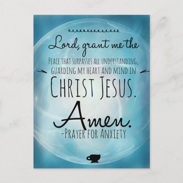Ein Gebet der Angst Postkarte (Vorderseite)