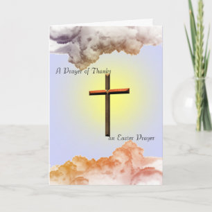 Ein Gebet des Dankes Dankeskarte