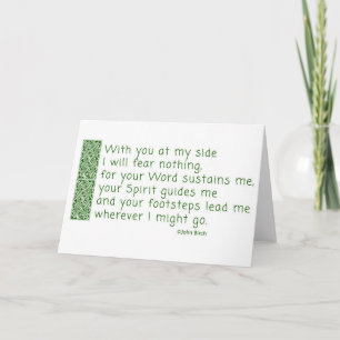 Ein Gebet von Thankfulness Dankeskarte