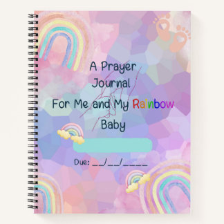 Ein Gebetsjournal für mich und mein Rainbow Baby Notizbuch