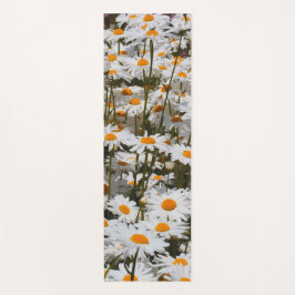Ein Gebiet der Oxeye Daisies Yogamatte
