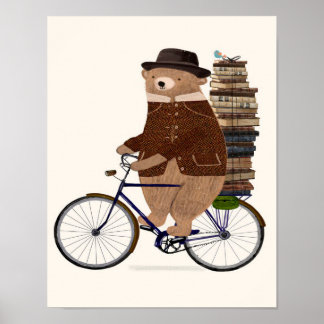 ein gebildeter Bär Poster