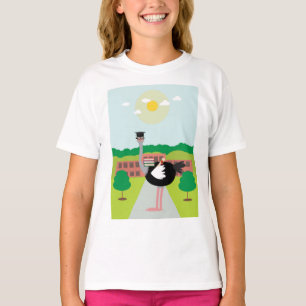 Ein gebildeter Strauß T-Shirt