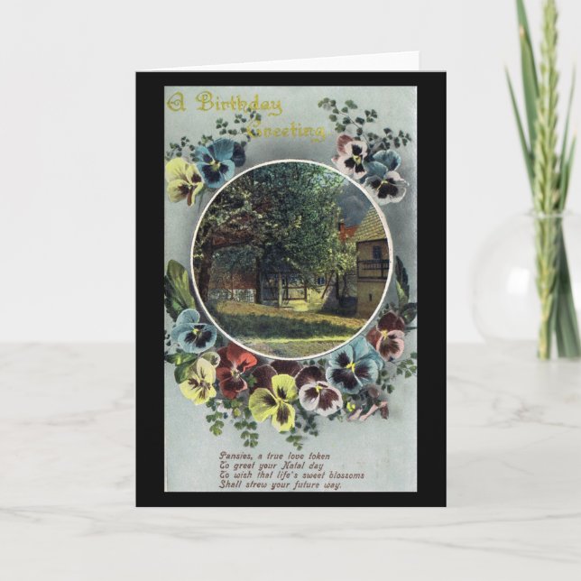 Ein Geburtstags-Gruß Karte (Vorderseite)