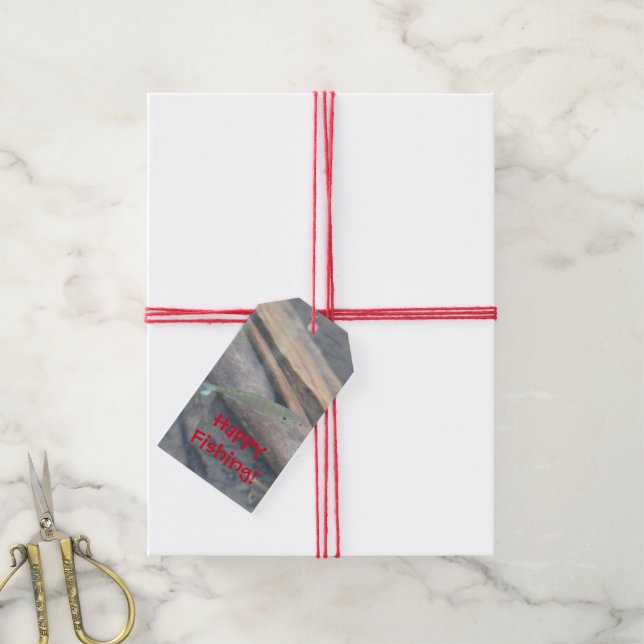 Ein Geburtstagsgeschenk für Fische Geschenkanhänger (Mit Garn)