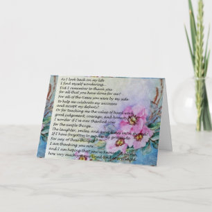 Ein Gedicht der Mutter Tages Karte