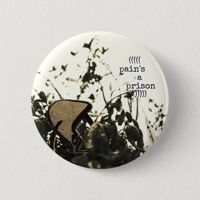 ein Gefängnis der Schmerz Button (Vorderseite)