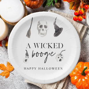 Ein gefickter Boogie   Frohe Halloween Pappteller