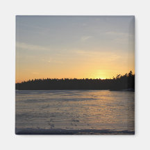 Ein gefrorener Sonnenuntergang