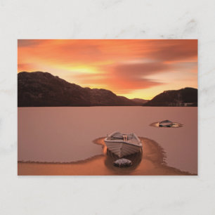 Ein gefrorenes Loch   Ruthven, UK Postkarte