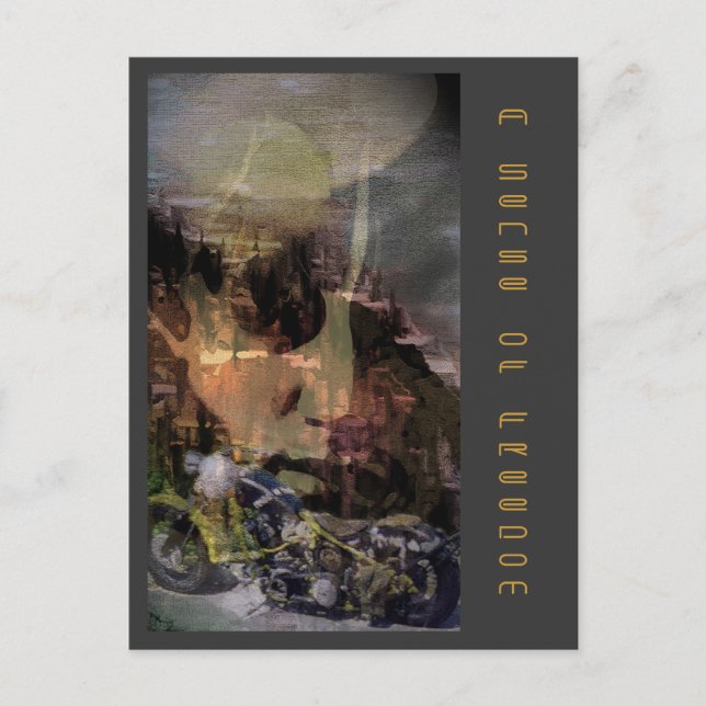 Ein Gefühl der Freiheit Postkarte (Vorderseite)