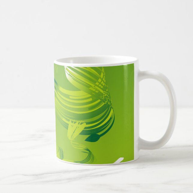 Ein Gefühl grüner Tasse (Rechts)