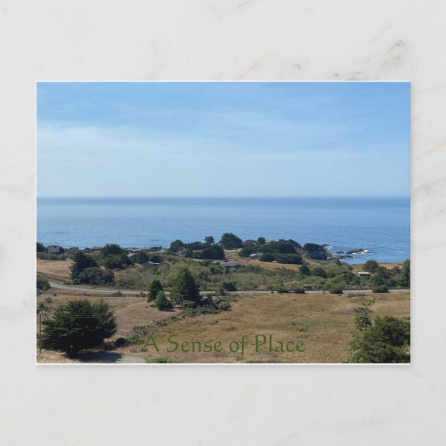Ein Gefühl von Platz Postkarte (Vorderseite)