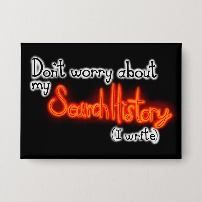 Ein Geheimnis des Schriftstellers Button (Vorderseite)