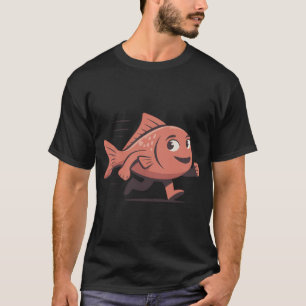 ein gehender Fisch T-Shirt