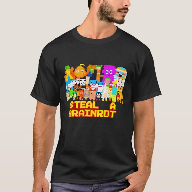 Ein Gehirnrot stehlen T-Shirt (Vorderseite)