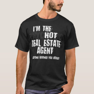 Ein geiles Anwesen Agent, das die Funny La warnt T-Shirt
