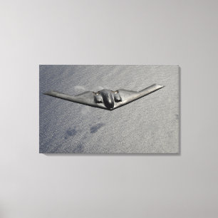 Ein Geist B-2 fliegt über den Pazifischen Ozean Leinwanddruck