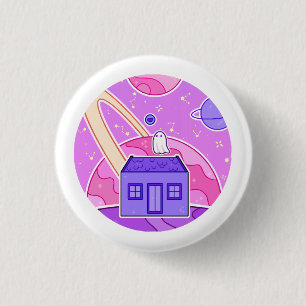 Ein Geist, der im Weltraum lebt Button