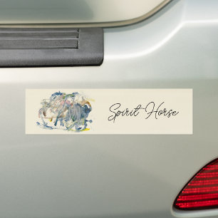 Ein Geistpferd durch die Zeit von Sarah Rose Bumpe Autoaufkleber