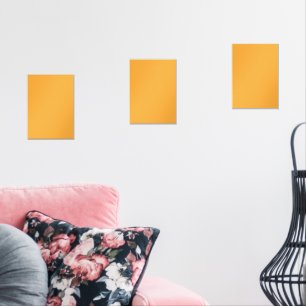 Ein gelbes Quadrat mit einem sauberen weißen Rand, Bilderwand Sets