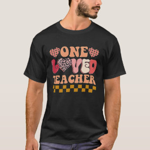 Ein geliebter Lehrer valentine Day Niedlich Heart  T-Shirt