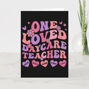 Ein geliebter Tagesmutter Valentinstag Kinderbetre Karte