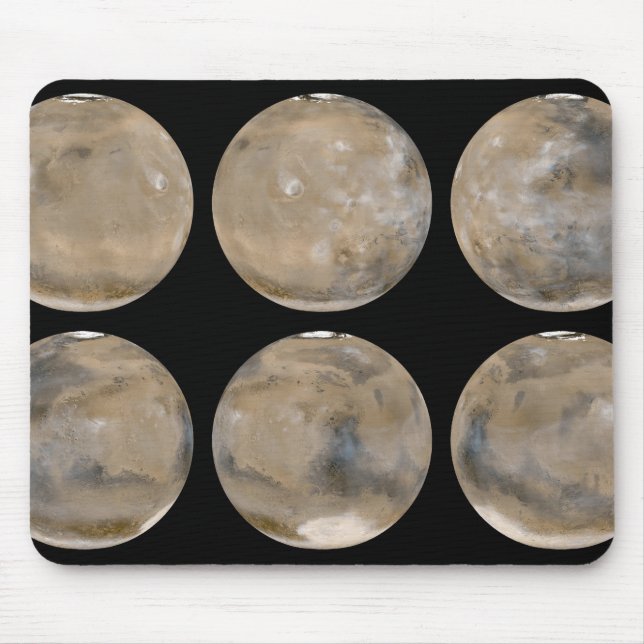 Ein gemäßigter Nordsommer/Südwinter auf den Mars Mousepad (Vorne)