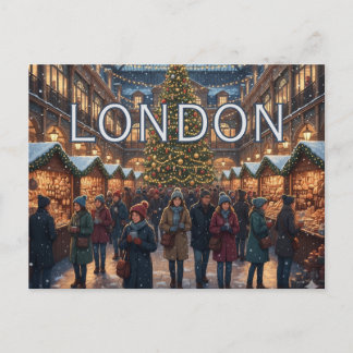 Ein gemütlicher Covent Garden - Weihnachten in Lon Postkarte
